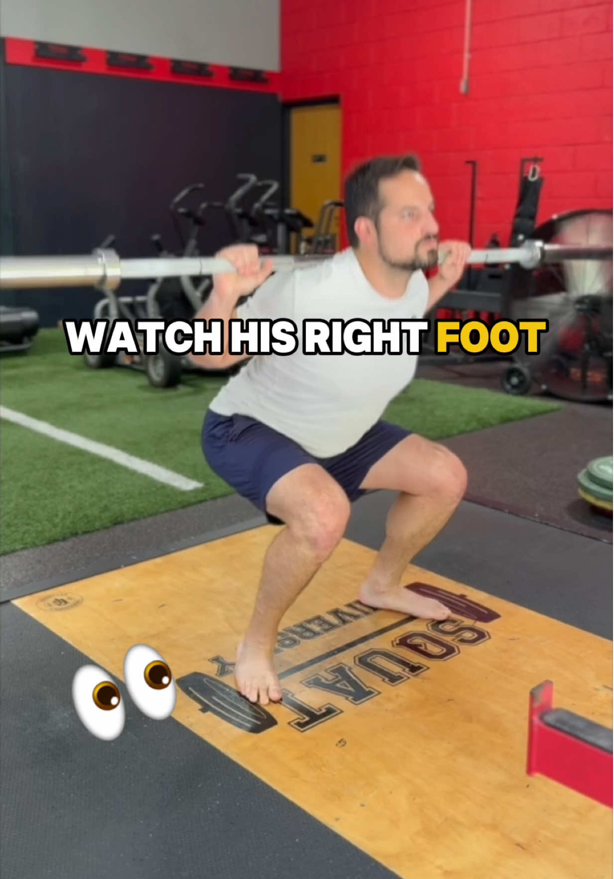 Fixing his squat problem due to limited ankle mobility! @Muscle and Motion 