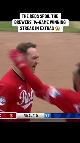 Austin Hays called game on the first pitch of his at bat 😤 #MLB #Reds #Brewers #cincinnatireds #milwaukeebrewers 