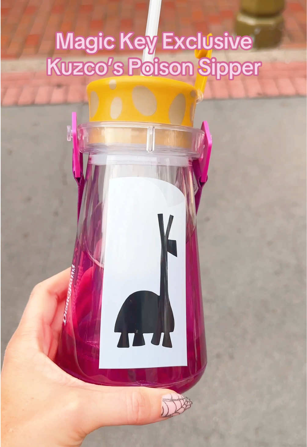 The Magic Key sipper is so cute!!!  #disneytok #kuzco #magickeyholder #disneymerch #disneyland 