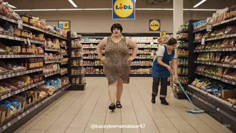 kind woman warns lidl cleaner she’s missed a spot #fyp #kenco #lidl #gush #bargain 