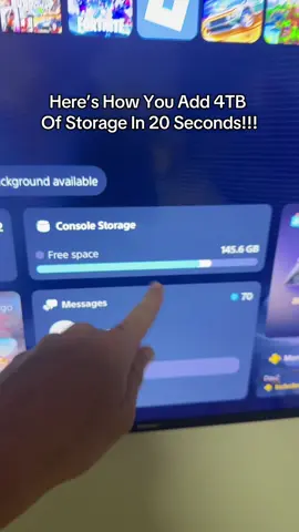 This is the best and fastest way to add storage to your playstation! #PlayStation #gaming #gta6 #storage #performance 