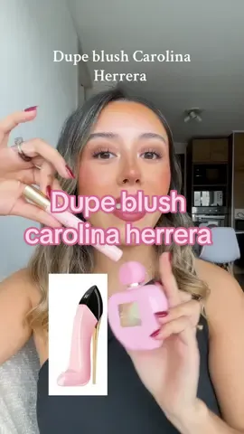 Dupe blush Carolina herrera 💖 #dupe #blush #carolinaherrera #perfume #tacon