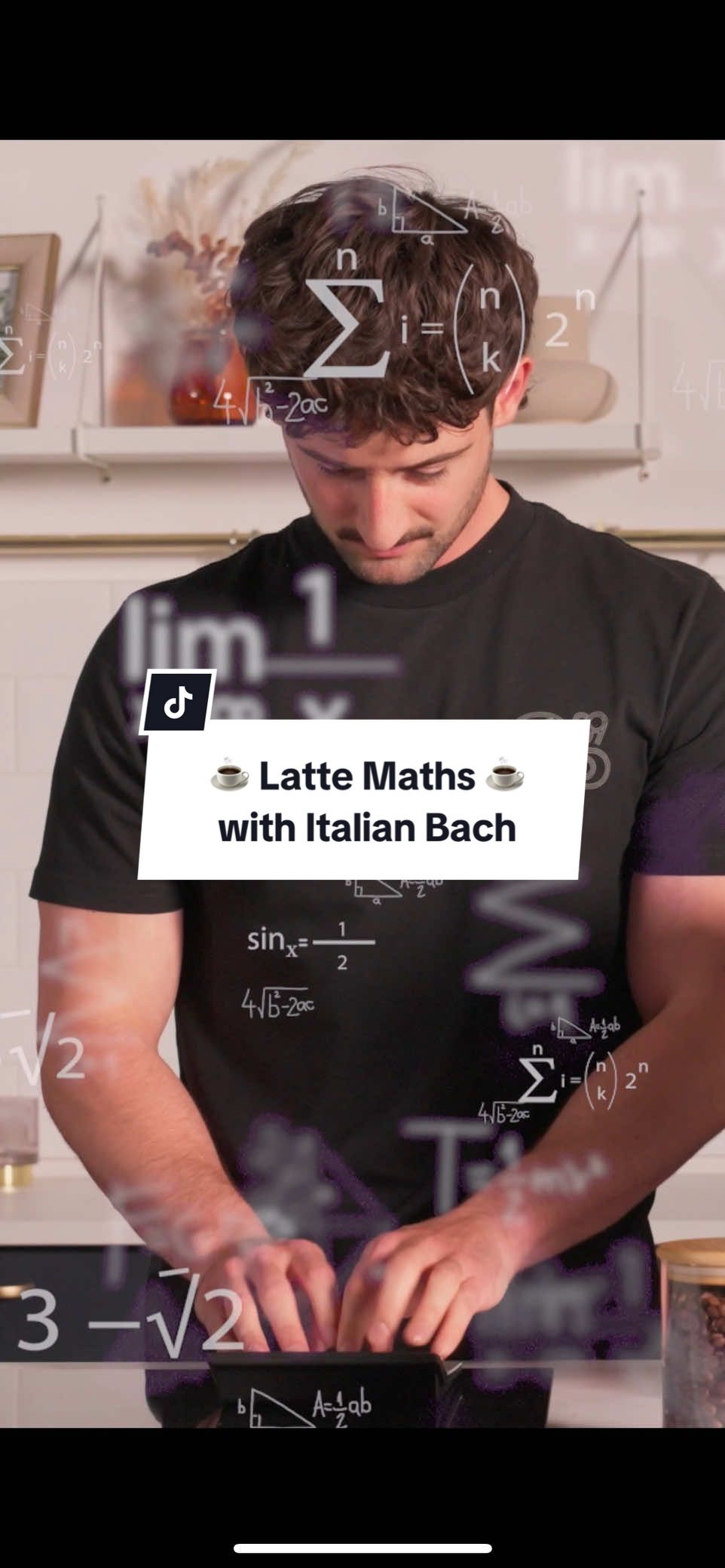 Latte Maths ☕️ @ItalianBach gets his small and convenient calculator out to break down the cost of a latte at home.  Quick Maths: Oat Milk? Pennies. Beans? Even less pennies. Electricity? Even, even less pennies.  The Ninja Luxe Café makes barista-style coffee without the barista-style prices 💅 Watch us put ItalianBach to the ultimate test, 🔗 link in bio to watch the full episode. #ninjaluxecafe #italianbach #coffee 