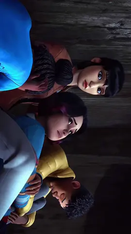 Yasmina tranquiliza a Sammy #lateoriadeldinocaos #campamentocretacico #jurassicworldchaostheory #campcretaceous #jurassicworld 