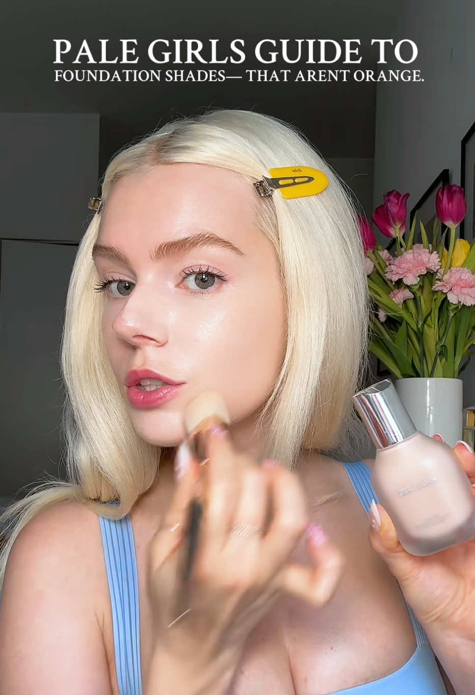 Comment if we’re shade twins—#palegirlsguidetomakeup #palegirlmakeup #foundation #foundationshade #shadetwins  brands:  @Diorbeauty  @Haus Labs by Lady Gaga  @tomfordbeauty  @Saie  @elfcosmetics  @Parnell US 