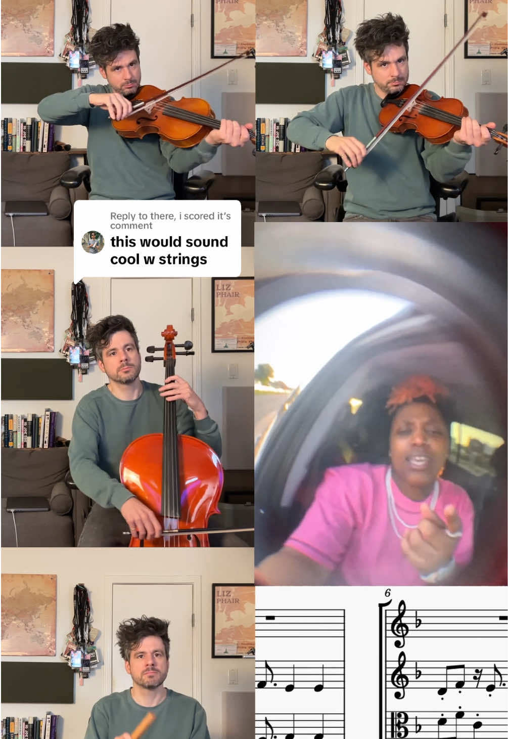 Replying to @there, i scored it it does sound cool w strings. #lifeisahighway #remix #musiciansoftiktok #brayla #harmony @brayla 