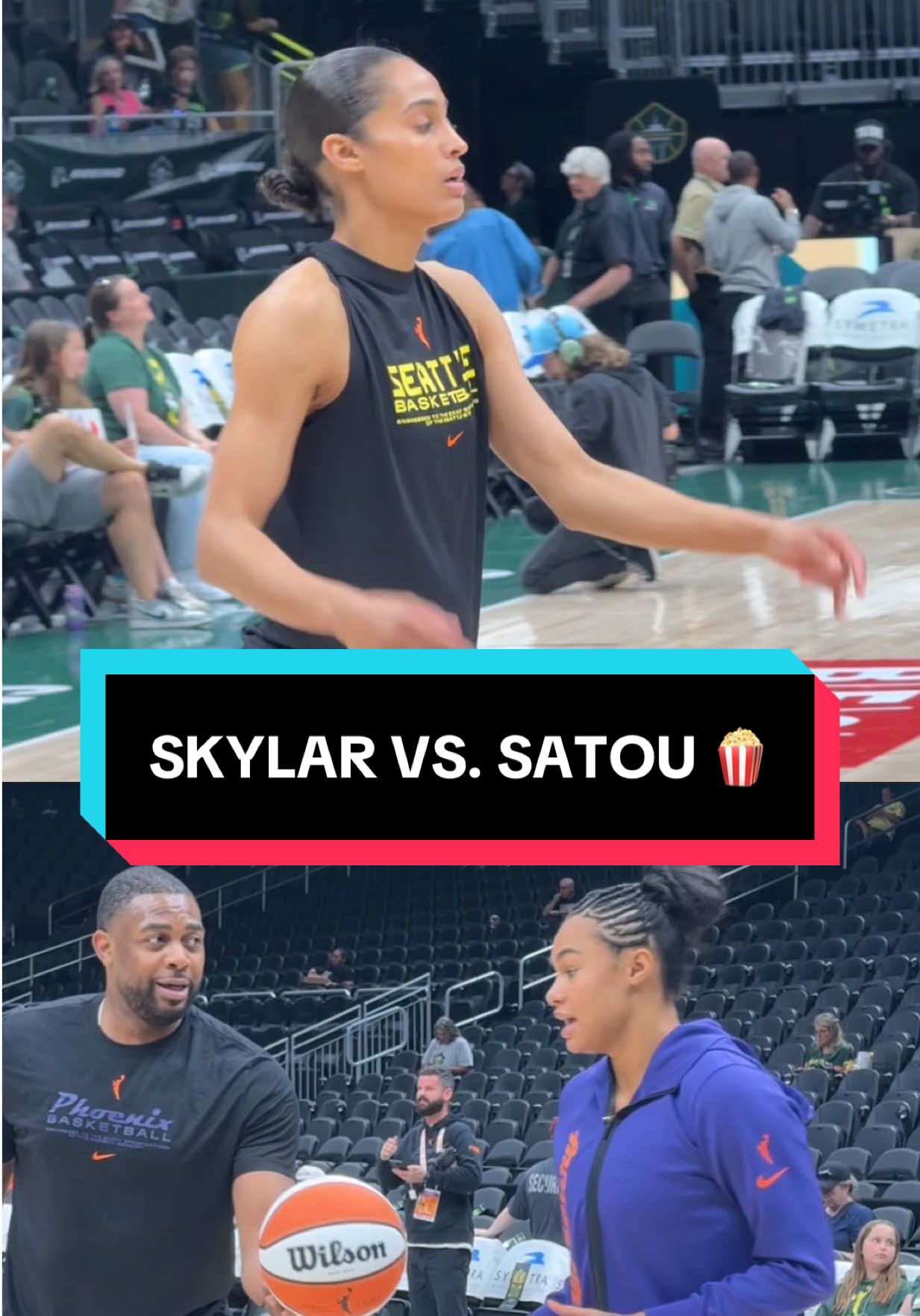 Satou fresh off 26 PTS & 5 REB. Skylar coming off 21 PTS & 11 AST. Big numbers, big matchup 🔥 Seattle vs. Phoenix on League Pass at 6pm/ET! #WNBA