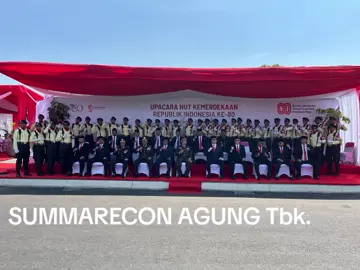 Memperingati HUR RI KE 80 BERSATU BERDAULAT RAKYAT SEJAHTERA INDONESI MAJU MERDEKA 👨‍✈️ #summareconagungtbk #summareconbandung  #devilebogor