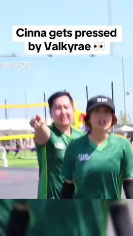 Cinna gets pressed by Valkyrae 👀 #cinna #valkyrae #agent00 