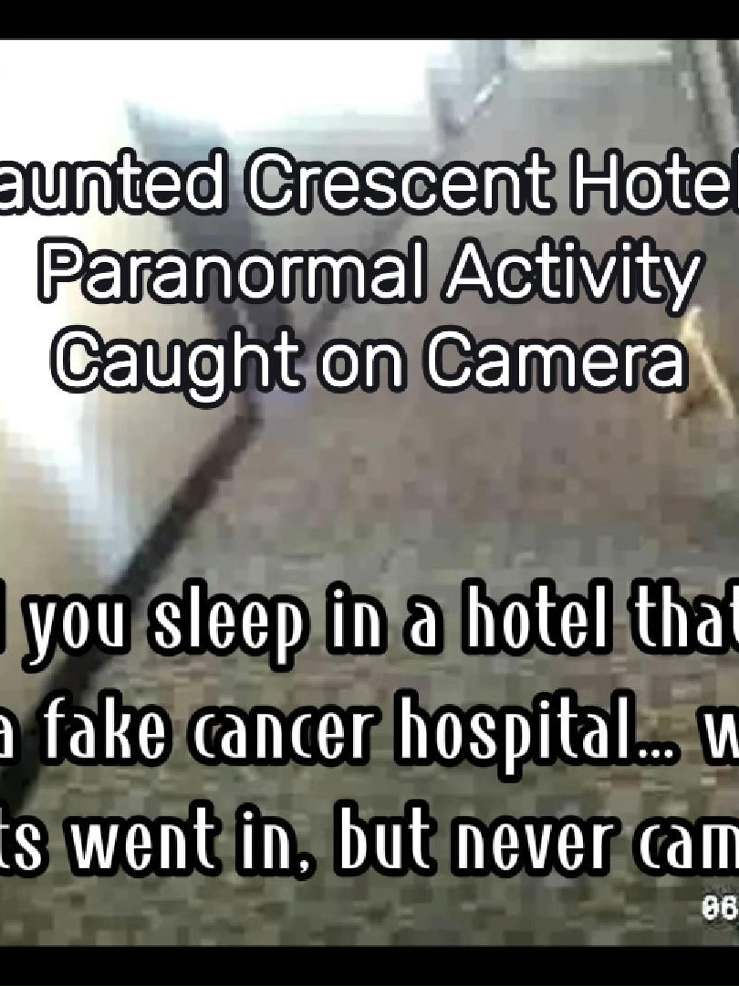 Real Haunted Footage | Cresent Hotel | Paranormal Activity Caught On Camera | Scary Storytime #scarystorytime #crescenthotel #paranormalactivity #realghost #caughtoncamera #fyp #foryoupage #foryourpage #trending #reels #smallcontentcreator
