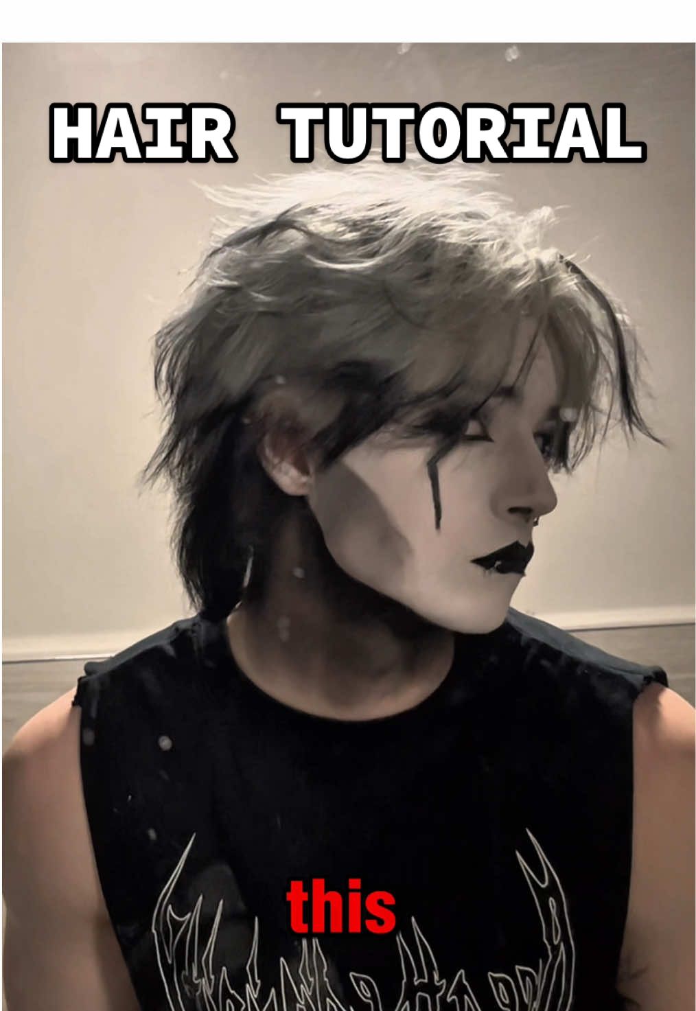 LET ME KNOW IF THIS HELPED, I have so many dms asking about my hair 😂  #goth #gothic #gothmakeup goth gothic goth makeup 