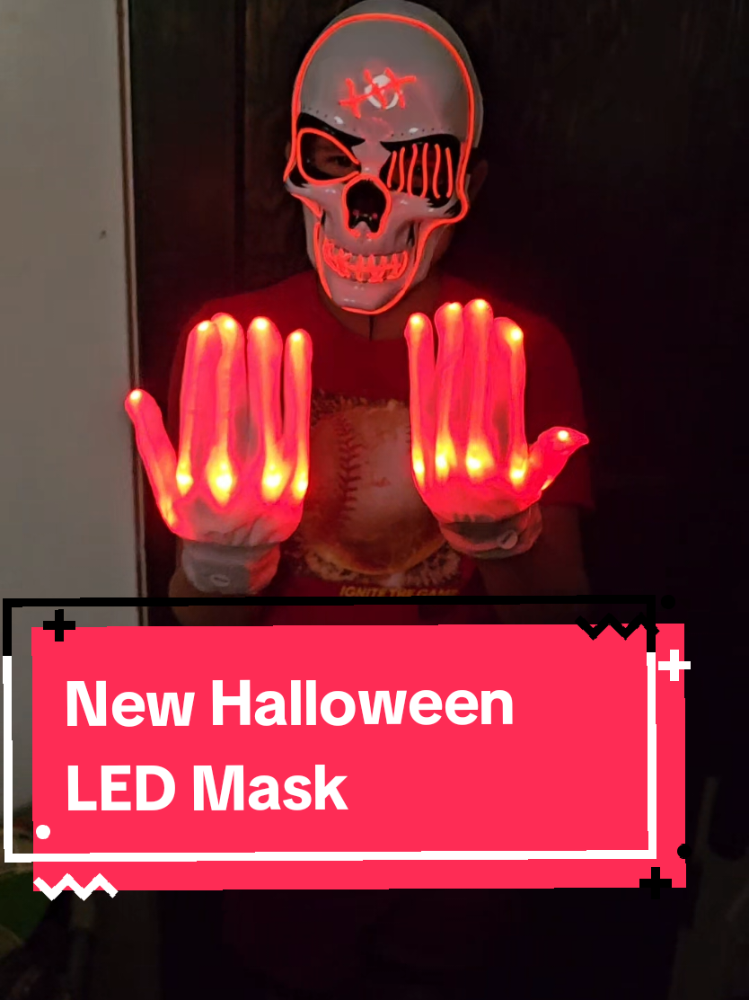 Light up the night with this glowing Halloween LED Skeleton Mask 👻✨ Perfect for trick-or-treating, haunted houses, or late-night parties, this mask gives off major spooky vibes while keeping you comfortable. Choose your color and get ready to scare (and impress) everyone this Halloween! 🎃💀#GlowUpScare #HalloweenVibes #SpookySeasonReady #LightUpTheNight #CostumeGoals 
