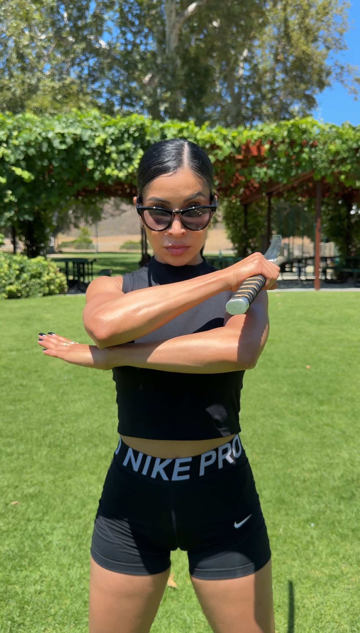 Katana sword training with @Peter Iacangelo ⚔️ how did I do ? #katana #katanasword #martialarts 