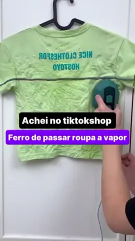 ferro de passar roupa portátil a vapor super baratinho no tiktokshop #ferroavapor #ferro #tiktokshop #ferrodepassarroupa 