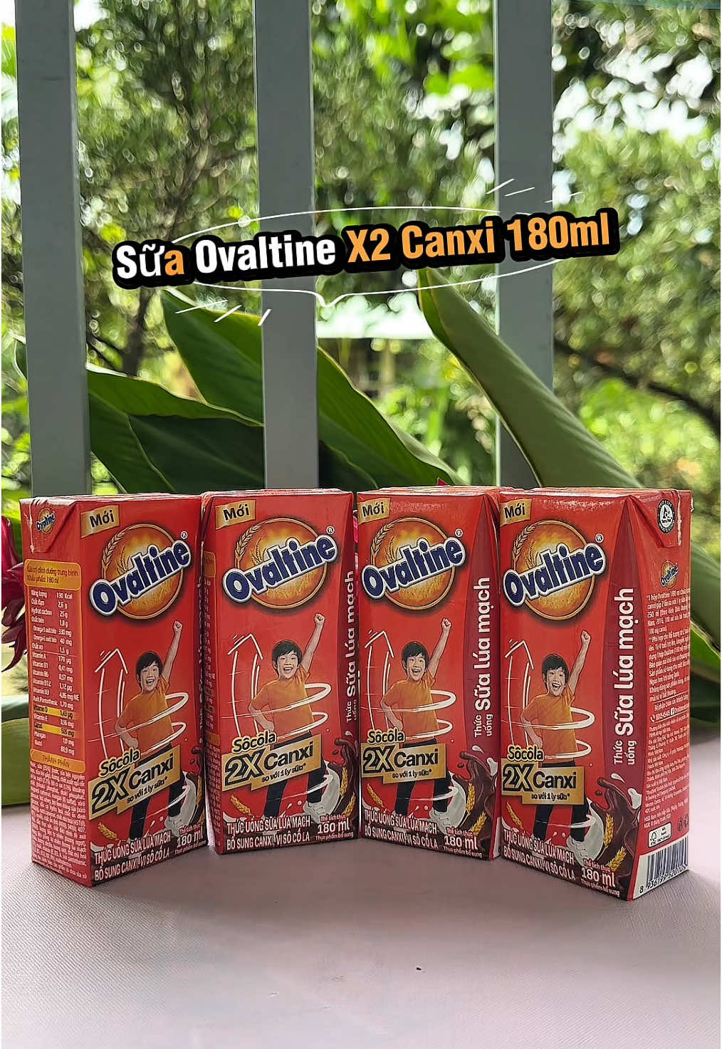 SỮA OVALTINE X2 CANXI THÙNG 48 HỘP LỚN 180ML