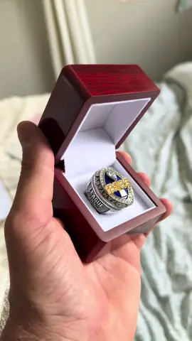 This football ring is so cool! Perfect for the league  #football #footballtok  #footballgame  #mensfootball 