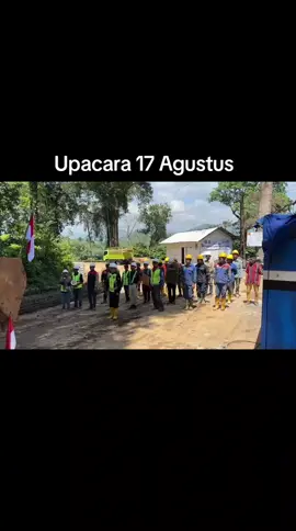 Kegiatan upacara bendera hari kemerdekaan ke 80 17 Agustus 2025 di lokasi proyek Gumitir #creatorsearchinsights#masukberanda #radarbanyuwangi #masukberandafyp #radarjembernewsheadline 