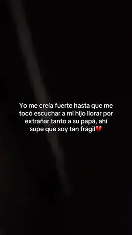 Yo soy fuerte en todo pero esto me destroza. #maternidad #mama #fyp 