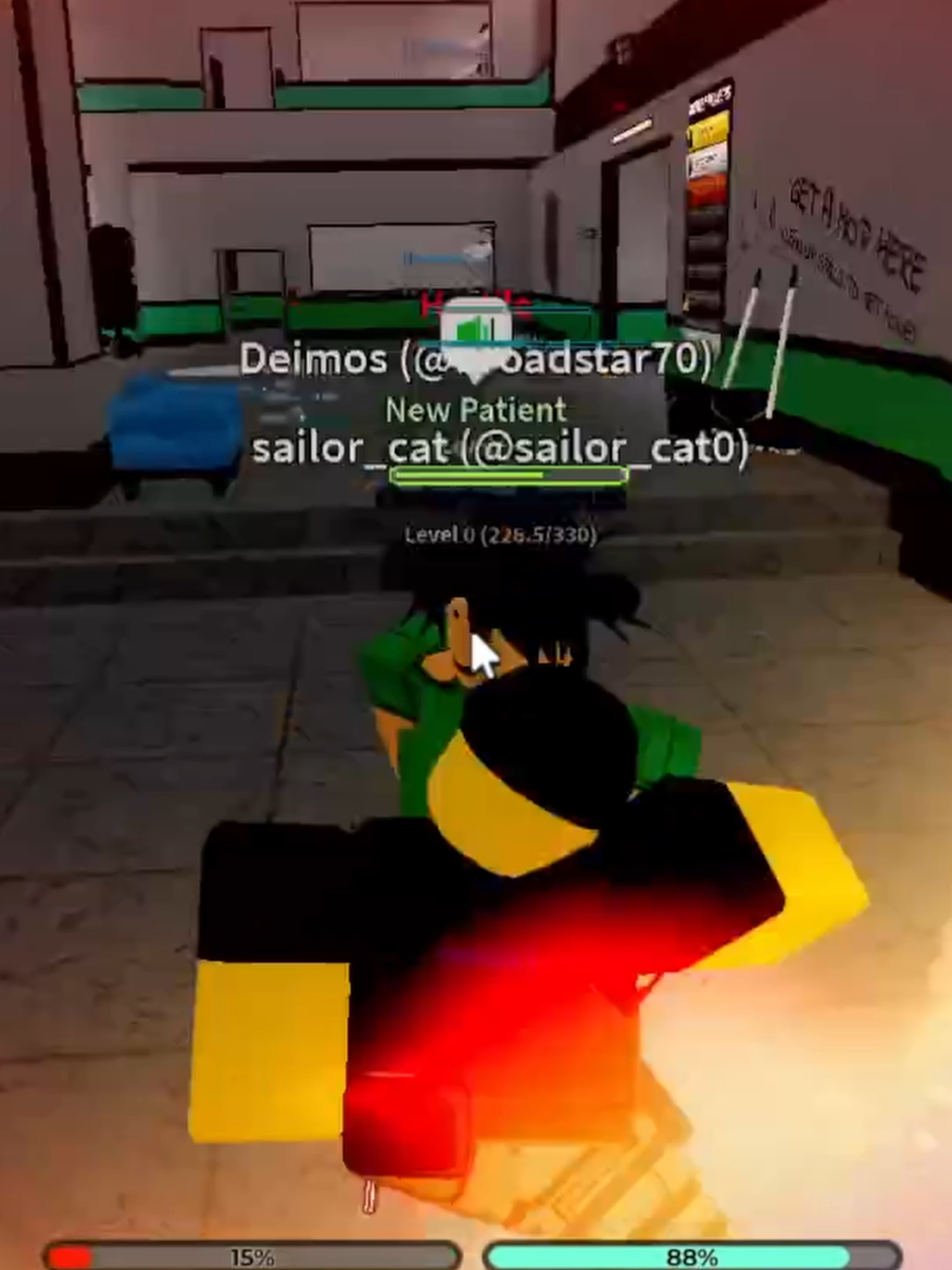 what a heroic man!! #insaneasylum #roblox #freeschlep #heroic #jobapplication