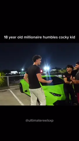 who did he think he was 😂🫣 @Josh Zitman  #millionaire #lamborghini #huracan #18 #humbled    