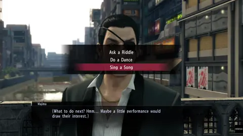 Why this cat stupid 🤣🤣 this cat can’t sing 🤣🤣 (I love his singing) #yakuzagame #yakuza0 #majimagoro 