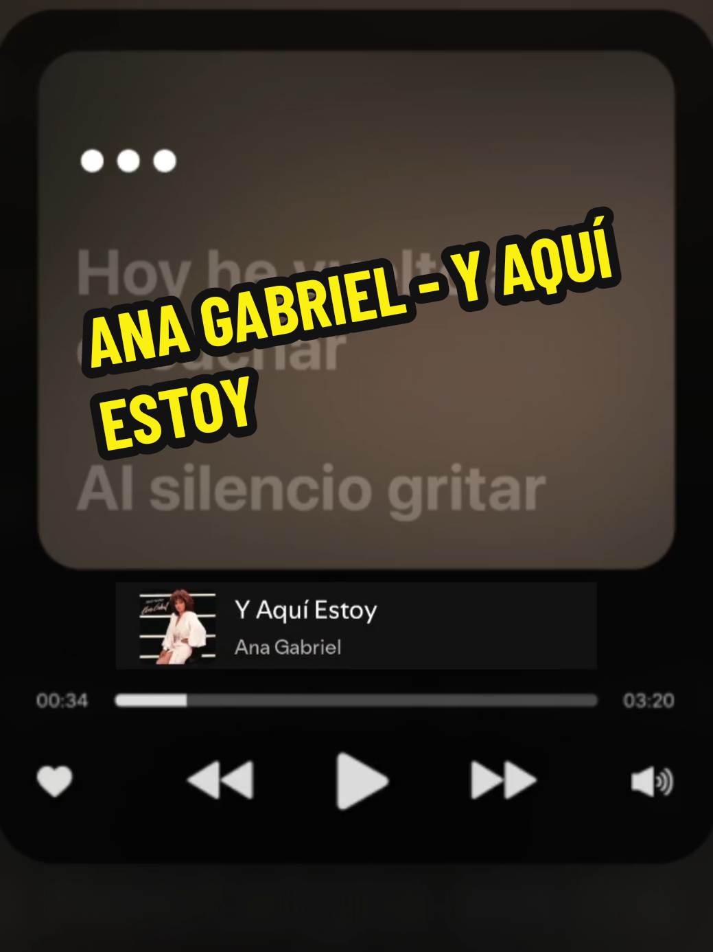 ANA GABRIEL - Y AQUI ESTOY  #anagabriel #gustosculposos🎵 #paratiiiiiiiiiiiiiiiiiiiiiiiiiiiiiii #tendencia #Viral 