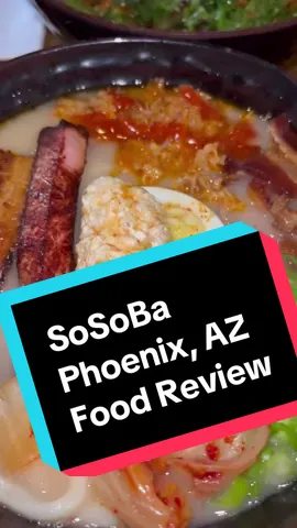 Looking for great ramen and apps check out this spot!  SoSoBa 📍 214 W Roosevelt St Phoenix, AZ  85003  #ramen #foodtiktok #arizona #fypシ #sosoba 