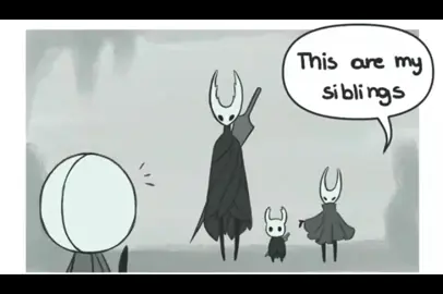 Hornet and her siblings #hollowknight 