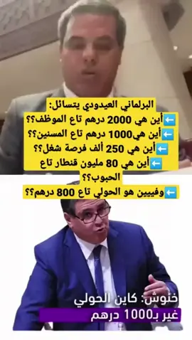 البرلماني العيدودي يتساءل 
