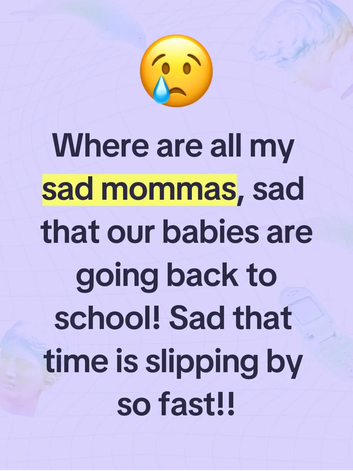 Any other mommas sad that our babies are going back? The guilt that another summer has slipped away, and that we have not done everything yet! We have but a few short summers with our babies! 