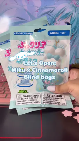 Cutest Besties Ever 🩵 Hatsune Miku x Cinnamoroll ✨ My 5 below finallyyy got these in, I’m soooo happyyyy haha 😆 I’ve been wanting to open these for sooooo long! Honestly this is one of the best collabs of all time… we absolutely need more of these two and maybe a Sakura Miku x My Melody collab??!!! Fingers crossed 🤞🏽🤗 what do you guys think? Aren’t these the awesomeee??!! @Official Sanrio @hellokitty  #blindbox #sanrio #cinnamonroll #hatsunemiku #kawaii 