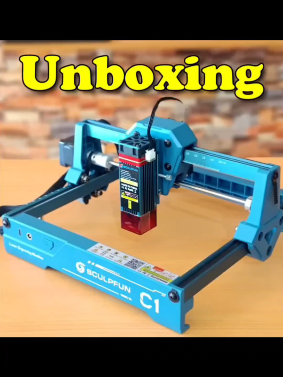 Unboxing Grabadora Láser SCULPFUN C1 Mini 🔥 #grabadolaser #cortelaser #sculpfun 