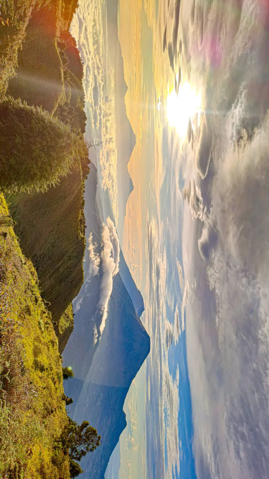 Taken from Mt Prau 2565Mdpl. #mountain #prau #sunrise #fyp 