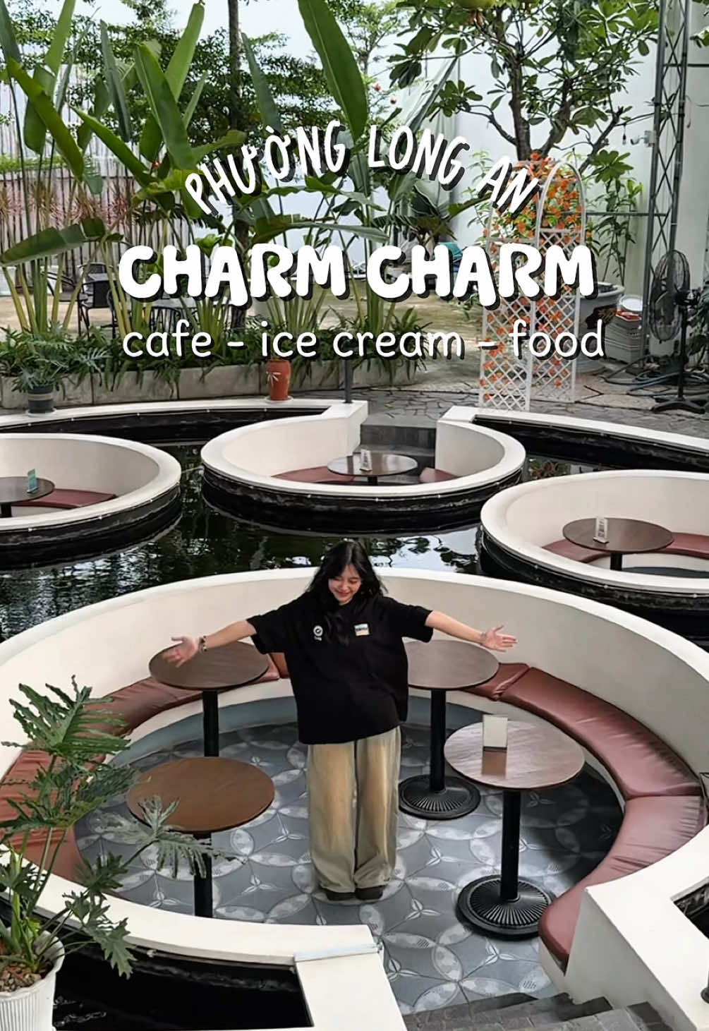 Lại thêm 1 chiếc quán siêu xinh cho các bà ở Long An nè #charmcharm #tânan_longan #quancafeviewdep #tayninh #longan  