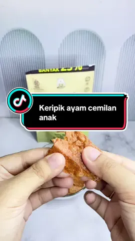 Enak banget rasanya pas buat cemilan anak #keripikayam #chicchickeripikayam #snackanak 