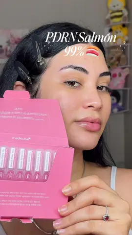 El PDRN de Salmón 🍣 es lo mejor de esta época para tener una Glass Skin 🧖🏻‍♀️🫶🏻✨ @medicube global #medicube #coreanskincare #routineskincare #pdrn #pdrnsalmon 