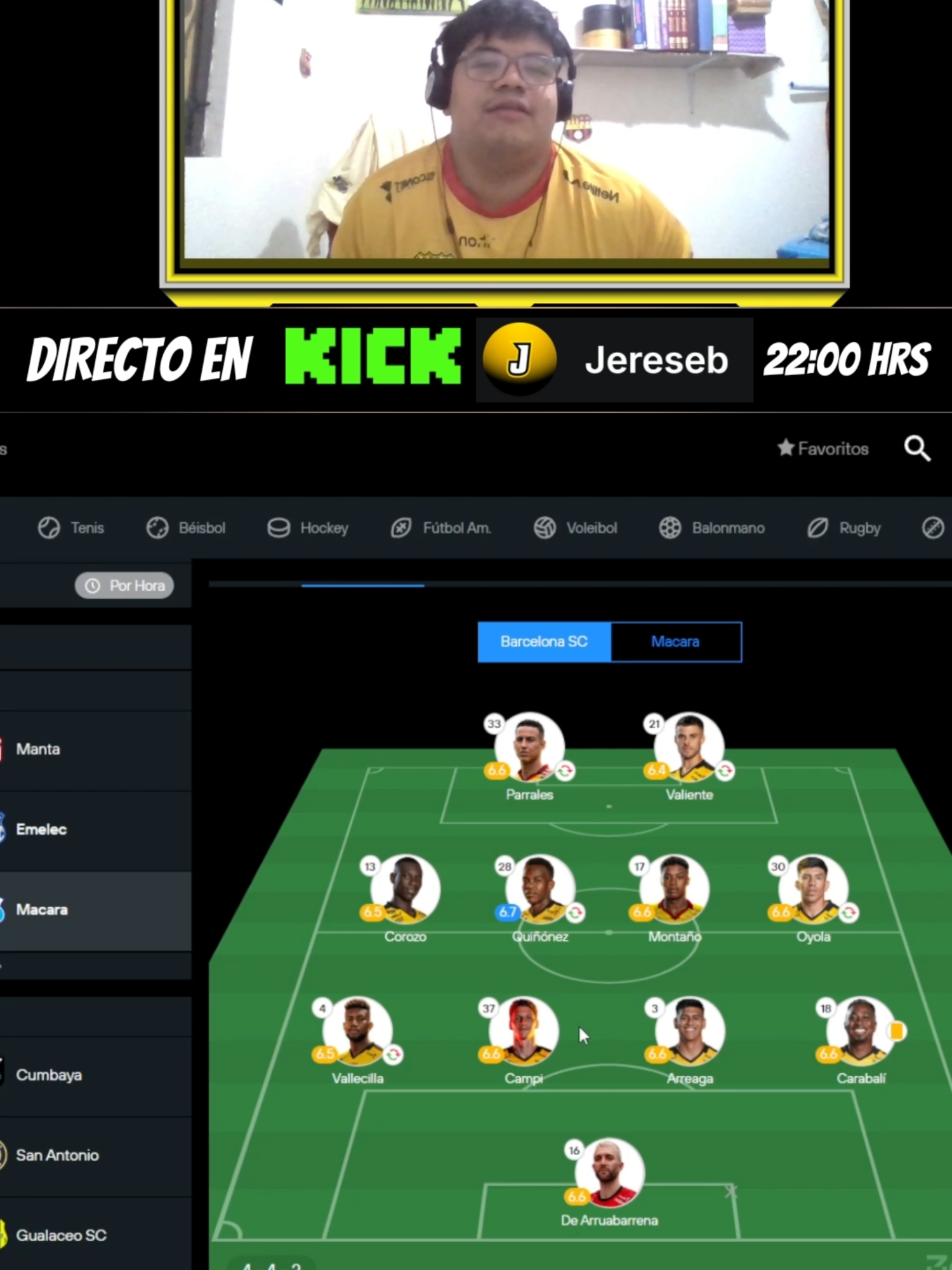 NO PUEDE JUGAR TAN MAL BARCELONA #bsc #barcelona #barcelonasc #ligaproec #ligaproecuador #macara
