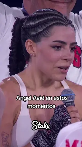 Angel Avid luego de la victoria de Milica #milica #angelavid #supernova #argentinas #debut