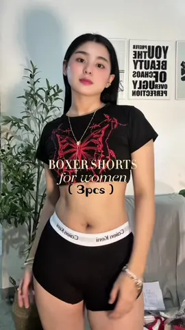 Women’s cotton boxer shorts ✨  #fyp #foryou #fypage #boxershortsforwomen #boxershorts #pantyshorts #reccomendation #musthave #tiktokmademebuyit 