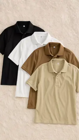 Kaos Polo Paket 4pcs Kaos Kerah Pria Seragaman Polos Baju Pria Basic Polo Casual Pique Regural Fit #poloshirt #tiktokindo #outfit #fyp  #foryou 