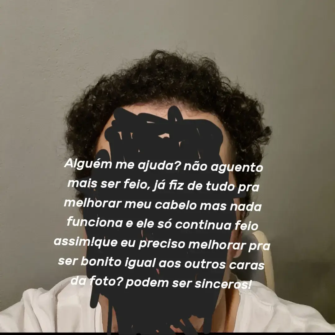 não aguento mais odiar meu corpo e focar com vergonha da minha aparência, passei muito tempo tentando mudar várias coisas mas nunca dá certo nada, alguém me fala o que eu tenho que mudar? como posso ficar igual aqueles caras? (eu de cabelo curto só piora)  #fyp #GlowUp #cabelo #ondulado #foryou 