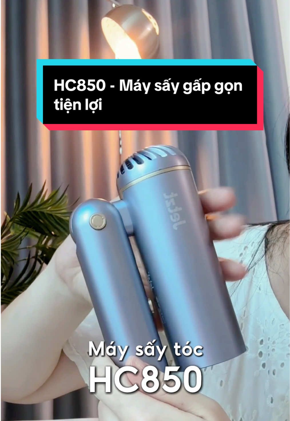 HC850 - Máy sấy gấp gọn tiện lợi #jetzt #chamsoctoc #jetztbeautycare #lamdepmoingay #maysaygapgon 