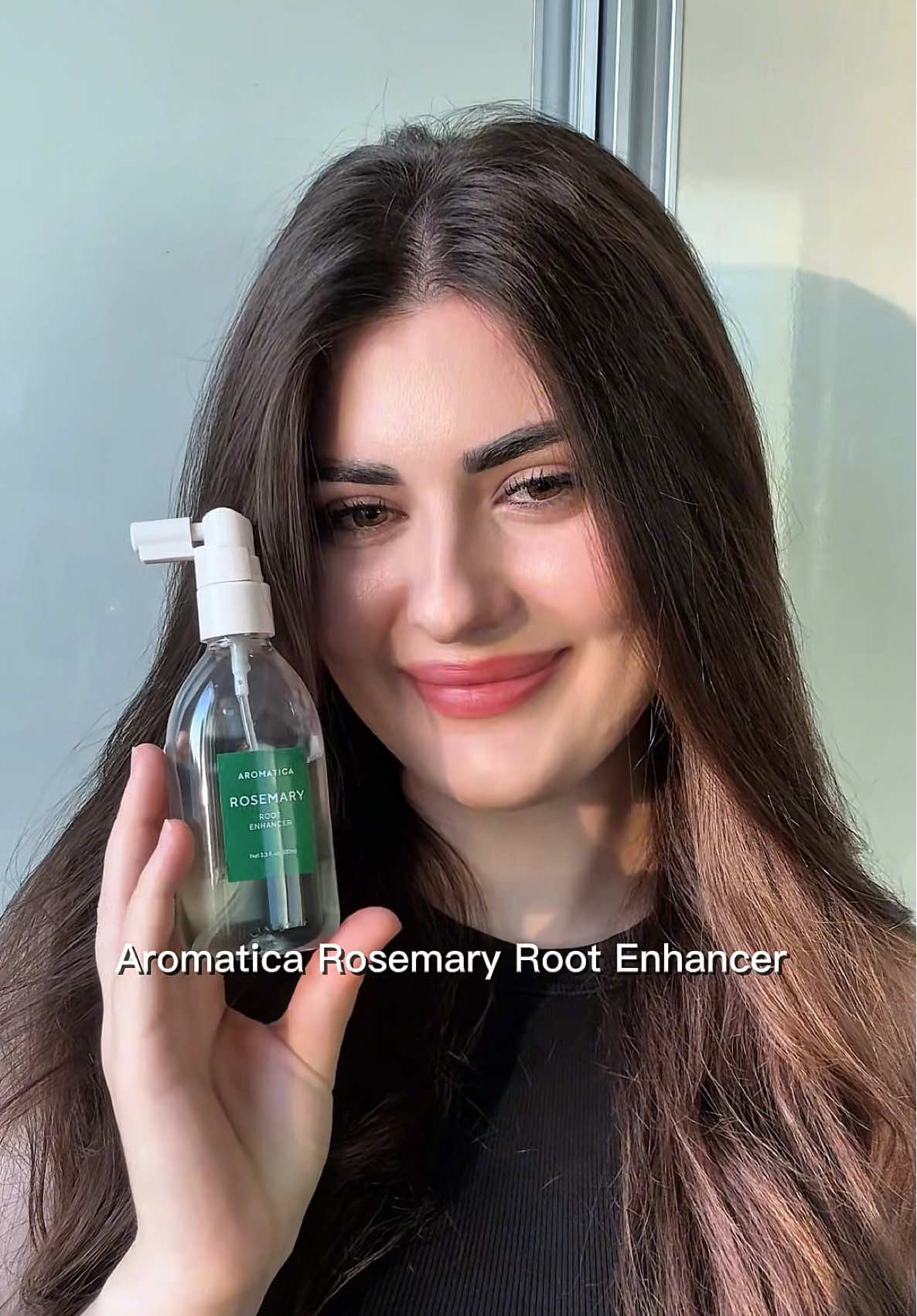 ✨ Since I started using Rosemary Root Enhancer, my hair fall has noticeably slowed down and my hair has become thicker. Healthier scalp, fuller hairline, and new baby hairs growing every day. 🌱💆🏻‍♀️ #hairgrowth #rosemarywater #kbeauty #hairtok #koreanhaircare @Aromatica Global 