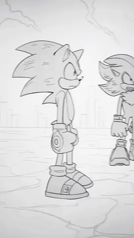 Shadow stuck with Sonic “this isn’t you! 🥺” the Hedgehog #sonicprime #sonicthehedgehog #sonicprimeseason3 #shadowthehedgehog #drawing