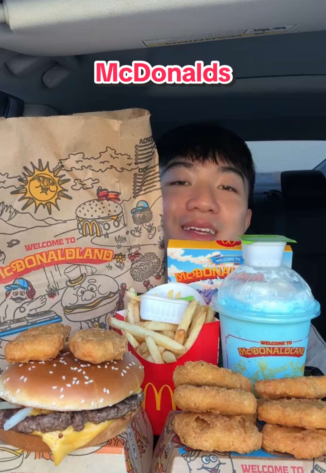 New McDonaldland Meal @McDonald’s  #fypシ゚viral #mukbang #eating #Foodie #foodtiktok #unitedstates #asmreating #losangeles #mcdonalds #newmenuitem #dlameats 