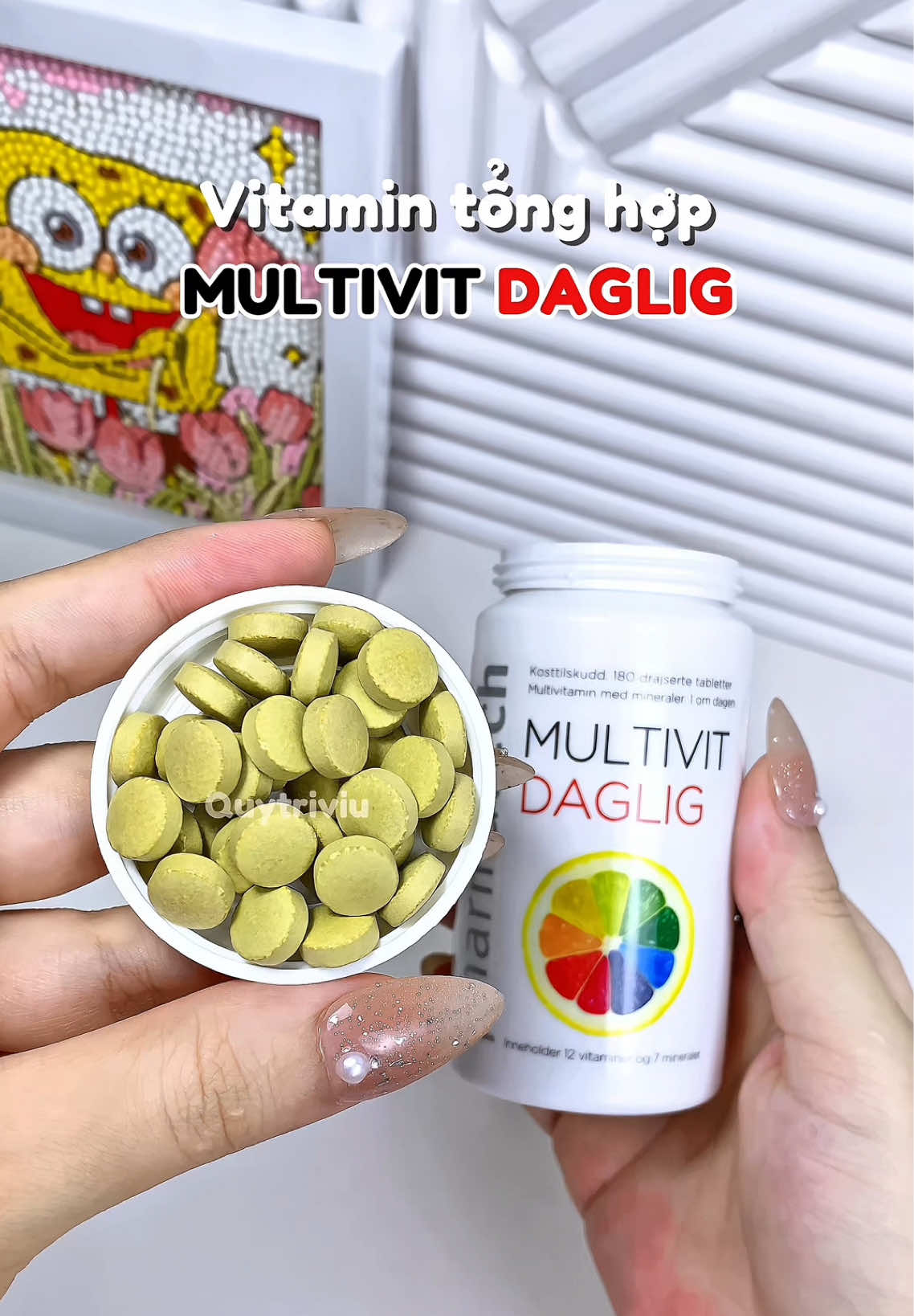 Sinh hoạt khoa học và bổ sung vtm đầy đủ cũng là 1 cách yêu bản thân hơn #multivitdaglig #pharmatech #multivitamin #vitamintonghop #fyp 