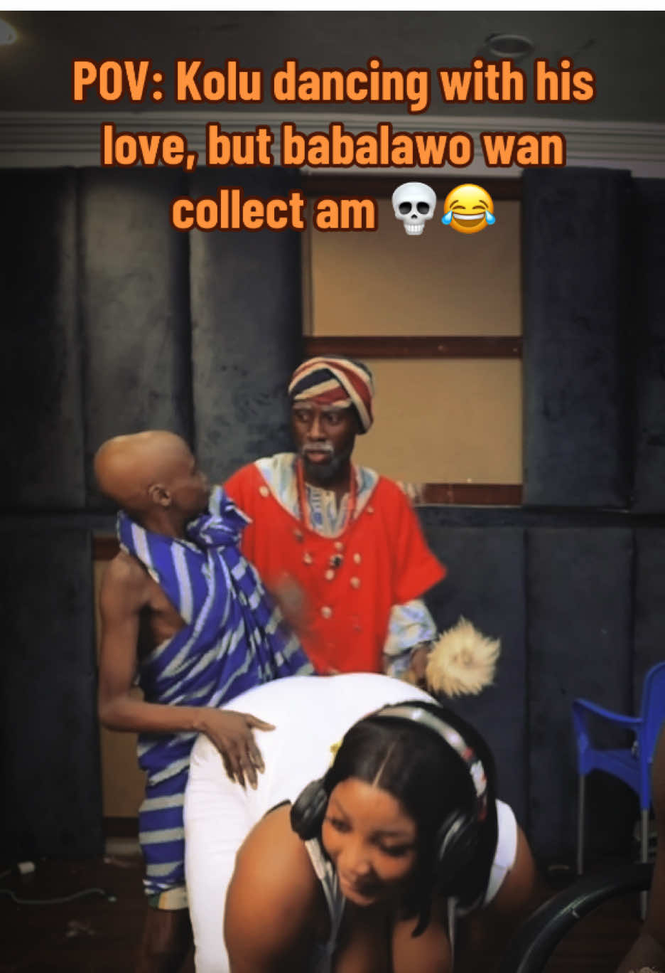 POV: Kolu dancing with his love, but babalawo wan collect am💀😂 #carterefe #fyp #goviral @MACHALA @koluwahala1 @snapbigpear_l 