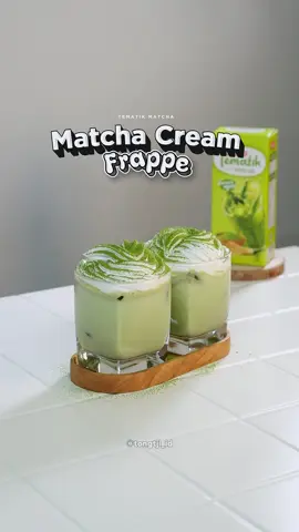 Simple dan yummy, yuk cobain juga dirumah 😍 #tongtji #tehtongtji #matcha #matchalatte