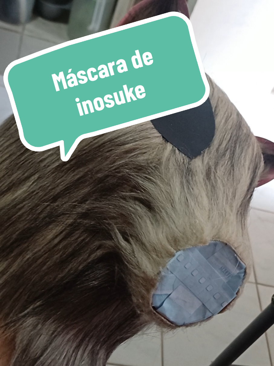 El resumen de 3 días 😆, todo sea por hacer el cosplay de #inosuke 🐗💕 #kimetsunoyaiba #inosuke #inosukecosplay 