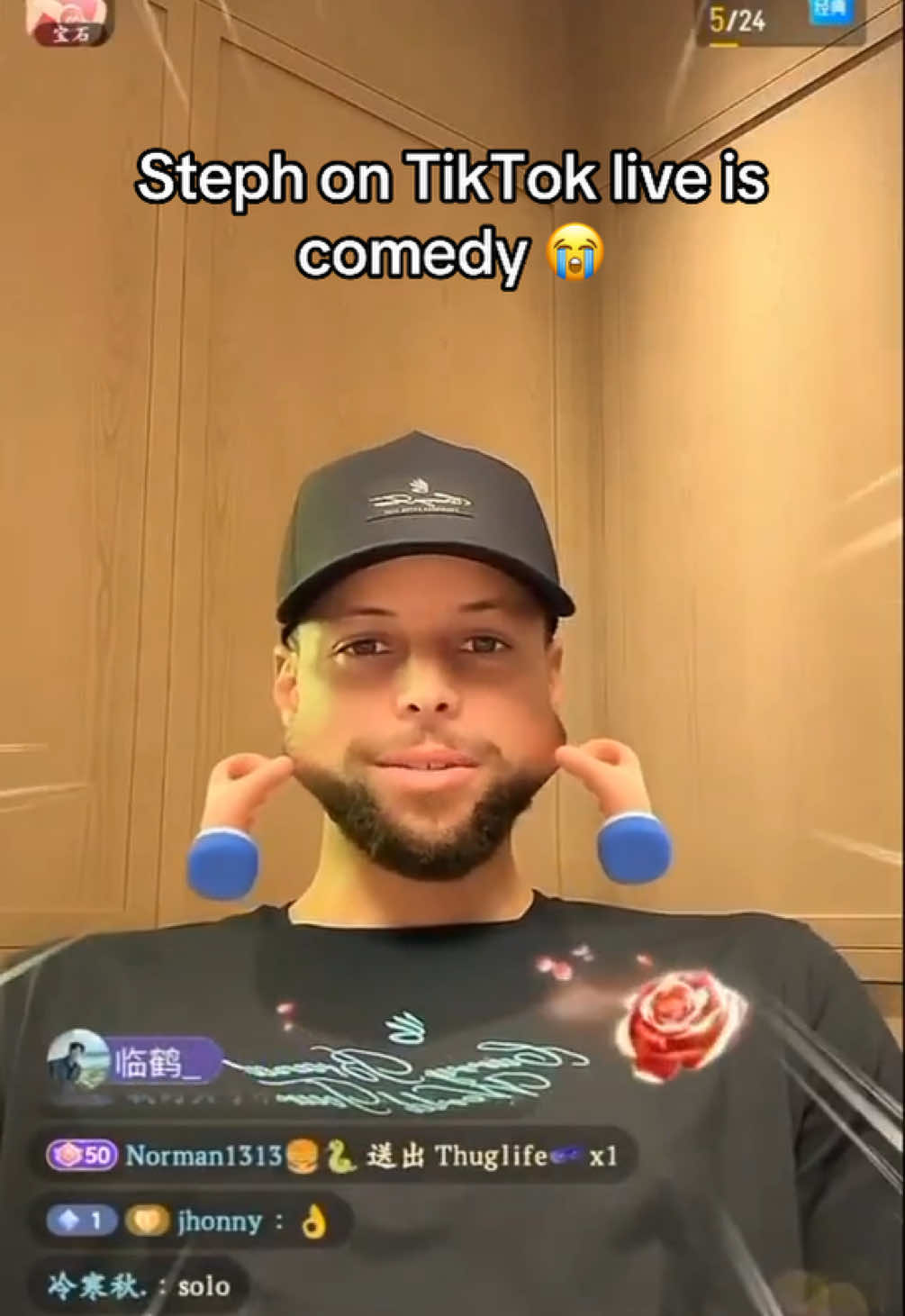 Steph too funny 😂 (@Stephen Curry) #basketball #bball #stephcurry #warriors #funny 